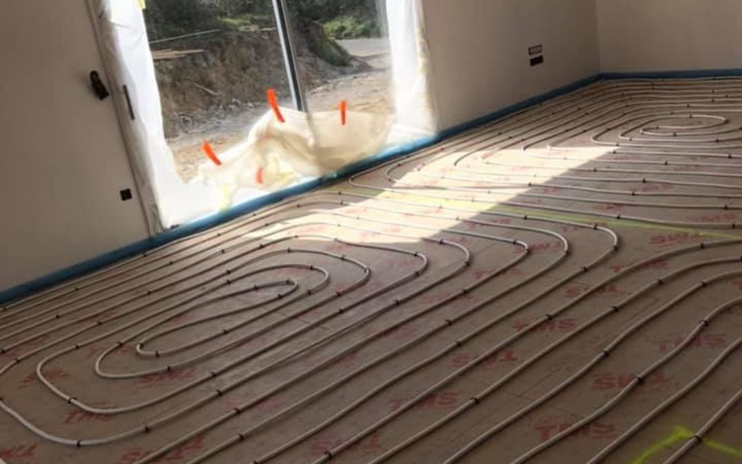 Installation d&rsquo;un plancher chauffant dans une maison neuve à Wimereux